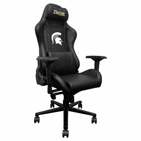 DREAMSEAT Xpression Pro Gaming Chair with Michigan State Spartans Primary Logo XZXPPRO032-PSCOL13222A